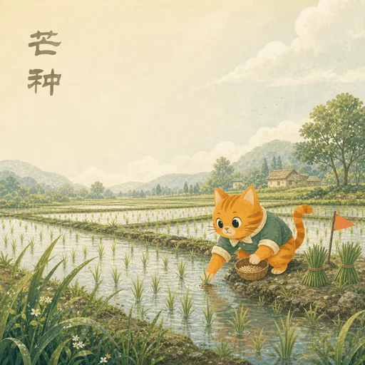 主题预览 - 猫咪节气绘本